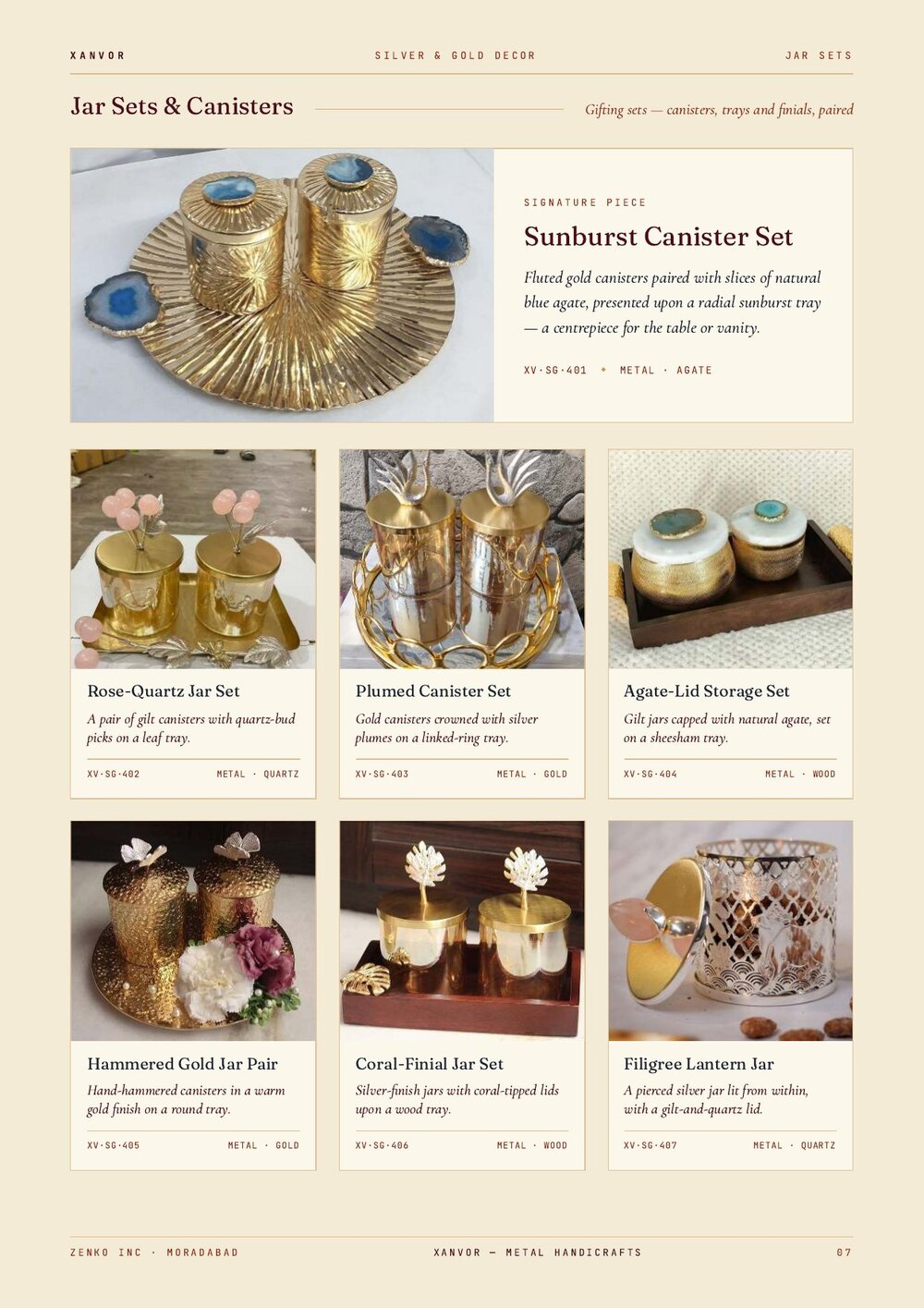XANVOR trade catalogue, page 7