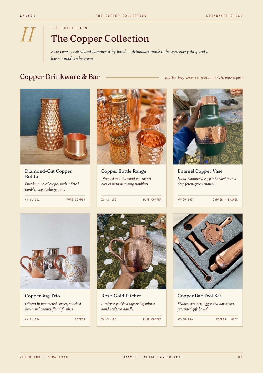 XANVOR trade catalogue, page 8