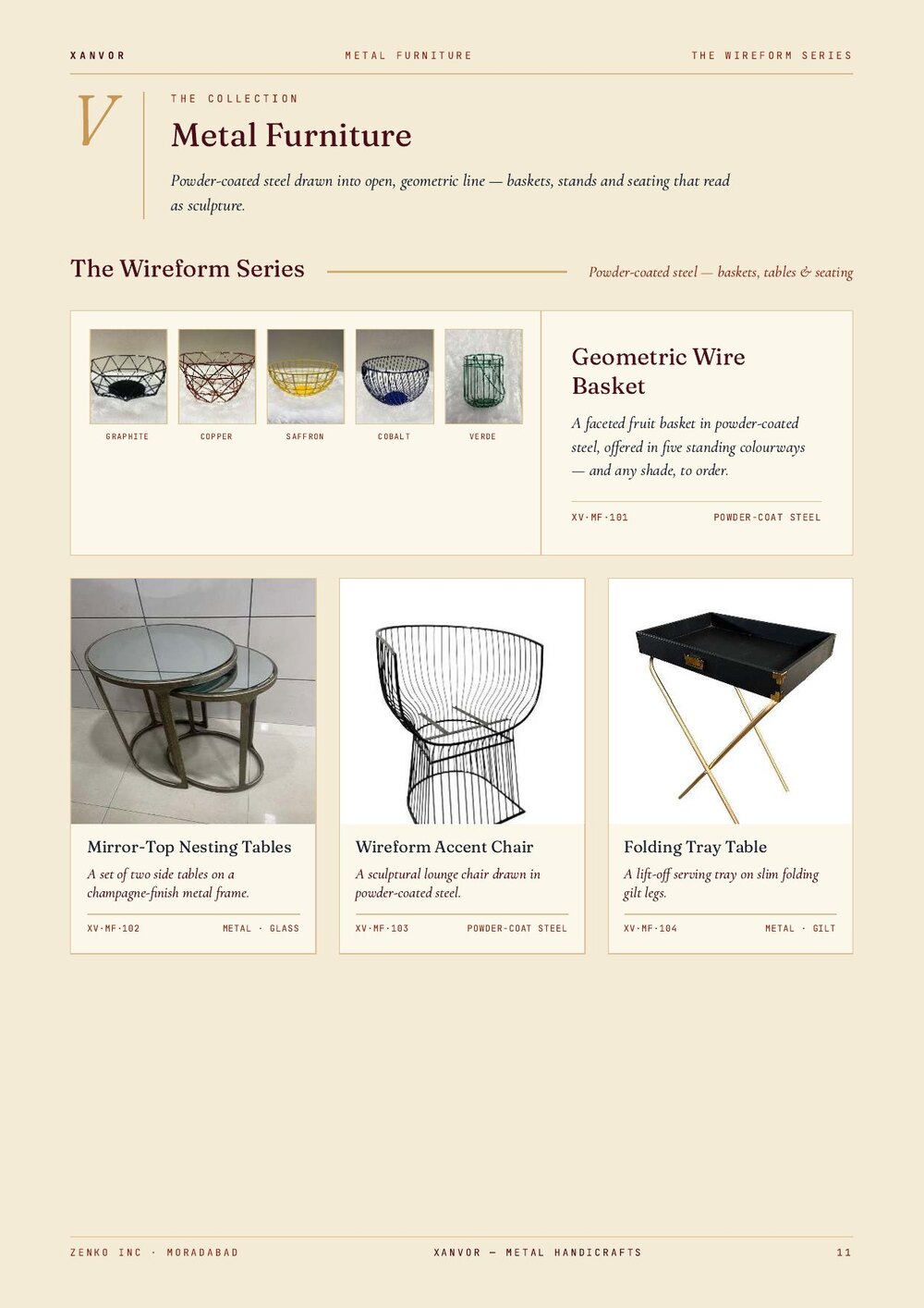 XANVOR trade catalogue, page 11