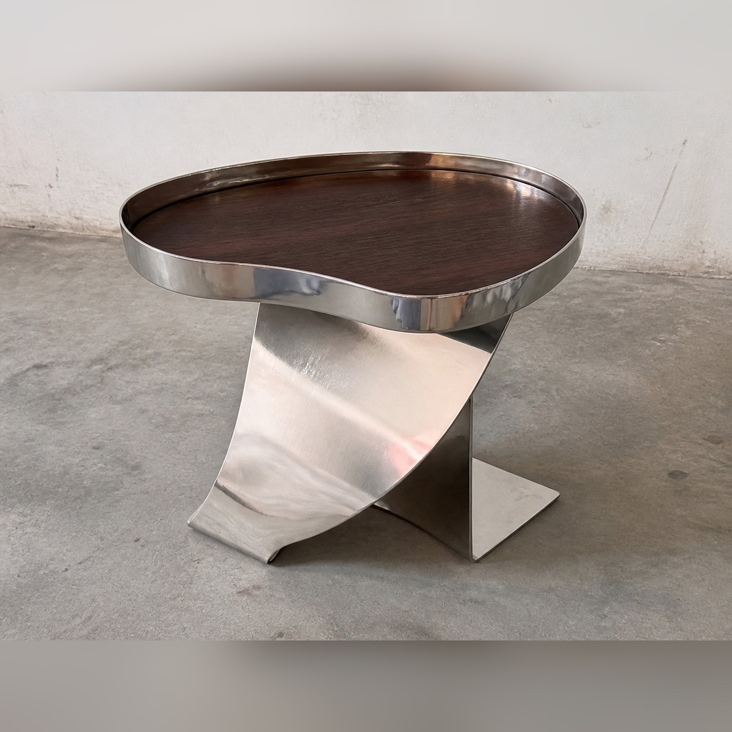 Kidney Tray Side Table